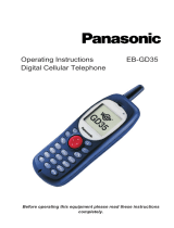 Panasonic GD35 User manual