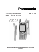 Panasonic EBGD96 User manual