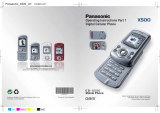 Panasonic EBX500 User manual