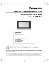 Panasonic MN1000EX Operating instructions