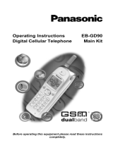 Panasonic EBGD90 User manual