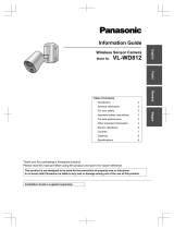 Panasonic VLWD812FX Operating instructions