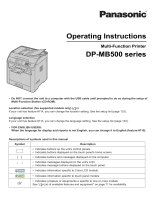 Panasonic DPMB537EU Operating instructions