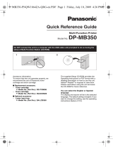 Panasonic DPMB350 Operating instructions