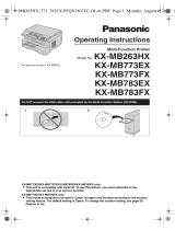Panasonic KXMB773FX Operating instructions