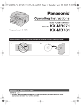 Panasonic KX-MB271 User manual