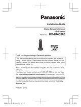 Panasonic KXHNC800 Operating instructions