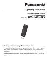 Panasonic KXHNK102FX Operating instructions