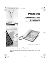 Panasonic KXTS620FXW Operating instructions