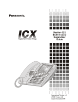 Panasonic ICX Operating instructions