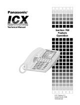 Panasonic ICX Operating instructions