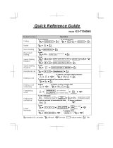 Panasonic KXT7565NE Operating instructions