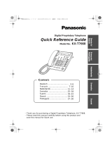 Panasonic KXT7668NE Owner's manual