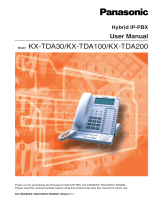 Panasonic KXTDA100CE User manual