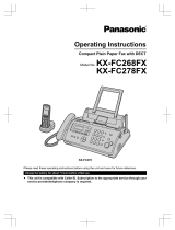 Panasonic KXFC278FX Operating instructions