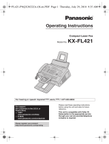 Panasonic KXFL421 User manual