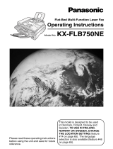 Panasonic KXFLB750NE Operating instructions