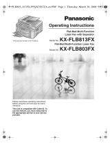 Panasonic KXFLB813FX Operating instructions