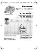 Panasonic KXFLB813EX Operating instructions