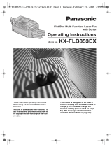 Panasonic KXFLB853EX Operating instructions