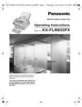 Panasonic KXFLM653FX Operating instructions