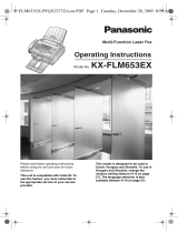 Panasonic KXFLM653EX Operating instructions