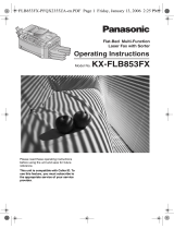 Panasonic KXFLB853FX Operating instructions