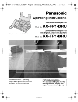Panasonic KXFP143UA Operating instructions