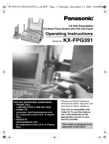 Panasonic KXFPG391 Operating instructions
