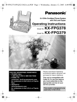 Panasonic KXFPG378 User manual