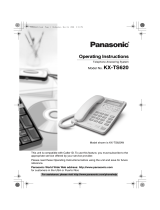 Panasonic KXTS620W User manual