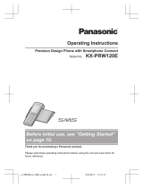 Panasonic KXPRW120E Operating instructions