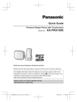 Panasonic KXPRX150E Operating instructions