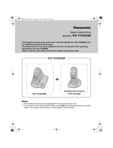 Panasonic KXTCD202E Operating instructions