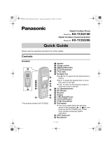 Panasonic KXTCD212E Operating instructions
