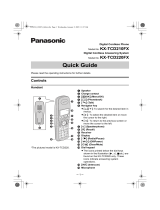 Panasonic KXTCD220FX Operating instructions