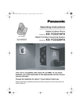 Panasonic KXTCD210FX Owner's manual