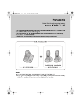 Panasonic KXTCD223E Operating instructions