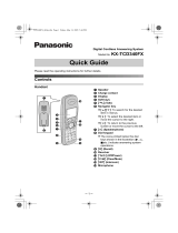 Panasonic KXTCD340FX Operating instructions