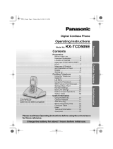 Panasonic KX-TCD505E User manual