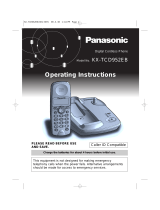 Panasonic KX-TCD952EB User manual