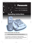 Panasonic KXTCD961 Operating instructions