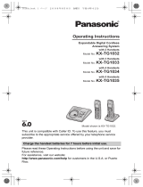 Panasonic KXTG1034 Operating instructions