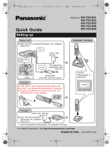 Panasonic KXTG1034 Quick start guide