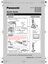 Panasonic KXTG1033 Quick start guide