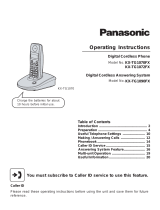 Panasonic KXTG1070FX Operating instructions