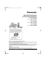 Panasonic KX-TG1063 User manual