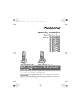 Panasonic KXTG1712E Operating instructions