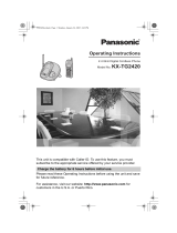 Panasonic KXTG2420 Operating instructions
