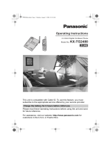 Panasonic KXTG2480 User manual